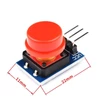 Kép 2/5 - Nagy nyomógomb / 5 db Arduinóhoz