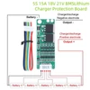 Kép 3/4 - 5S 15A BMS, 18650 Li-ion akku felügyeleti modul