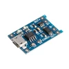 Kép 2/6 - 18650 Lithium Akku töltő, TP4056, 1S,1A, Micro USb , 5 V