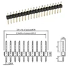 Kép 2/3 - tüskesor 40 pin