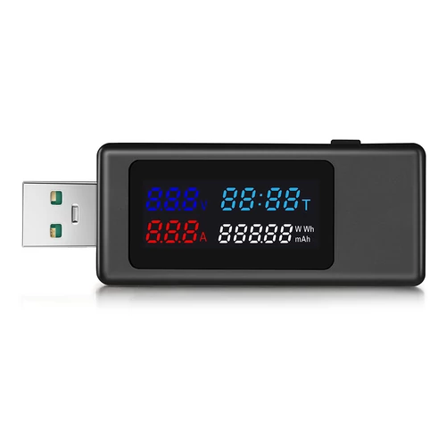 USB teszter, Volt, Amper, Kapacitás, 3 in 1 KWS-V30
