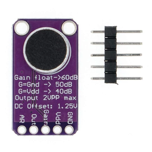 MAX9814 mikrofon, Electret mikrofonerősítő modul