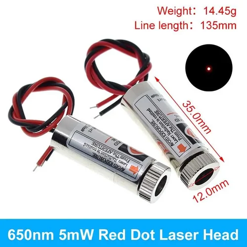 650nm 5mW piros lézermodul