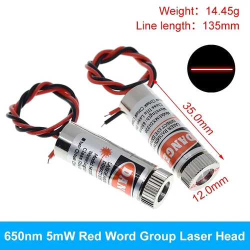 650nm 5mW piros lézermodul