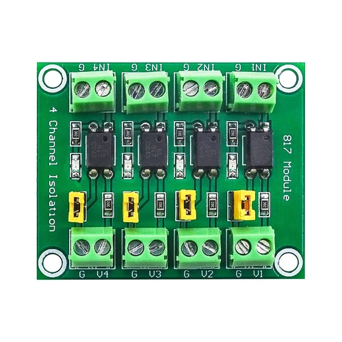 Optocsatoló – 4-csatornás modul - 817 IC
