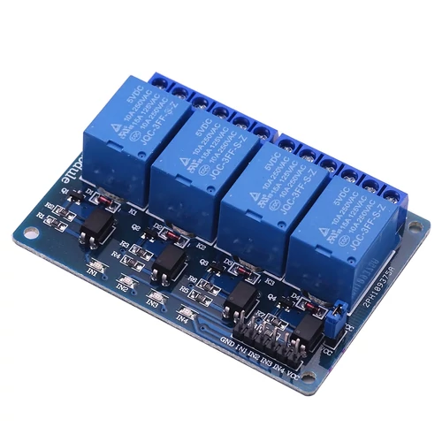Relé modul 4 portos 5V/220V