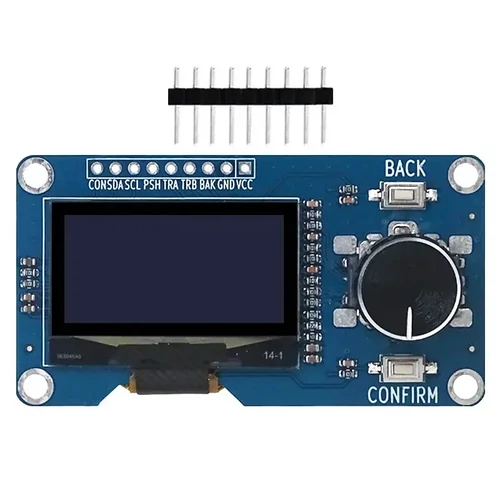 1.3&quot; OLED kijelző modul nyomógombos EC11