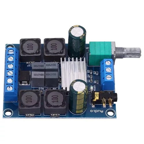 XY-502 Sztereó Erősítő, 2*50W, DC 5-27 volt