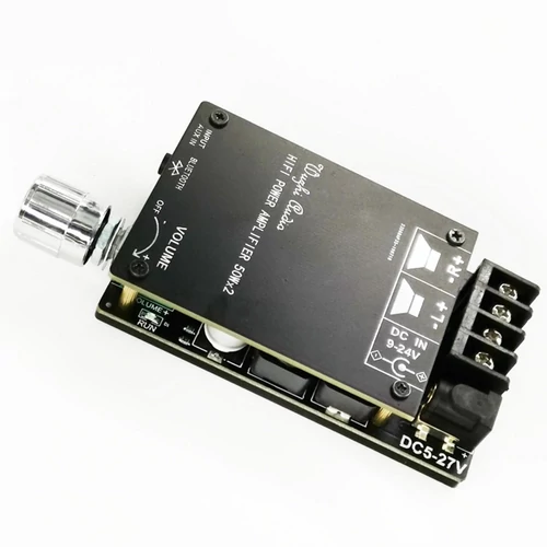 ZK-1002 HiFi sztereó erősítő, Bluetooth 5.0, 3,5 jack be, 2*100 W, 2-27 v