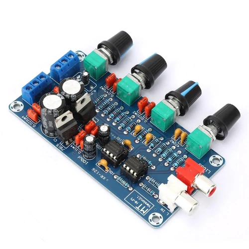 XH-M164 NE5532 Tone Board előerősítő, Magas, közép mély, totál hangerő állítás