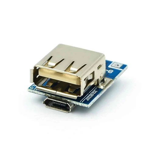 18650 Li-ion 1 cellás power bank vezérlő modul, 5V kimenet 1.2A