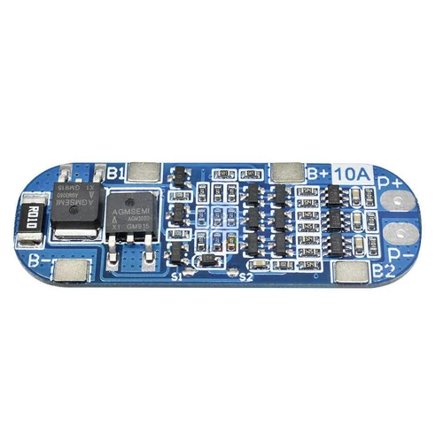 3S 10A Li-ion (4,2V) Akku Felügyeleti rendszer, BMS modul, 12,6 V