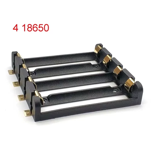 18650 Akku cela tartó 4 db-os  SMD
