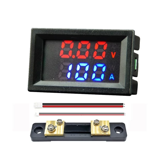 DC Volt-Ampe mérő 100V-50A