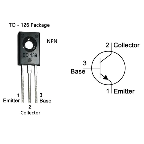 BD139 tranzisztor NPN