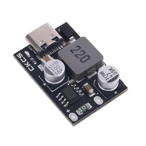 QC mini gyorstöltő, step down 6-30 V USB-C
