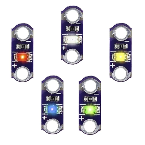 Lilypad led KÉK- ruhára varható - 5 db/csomag