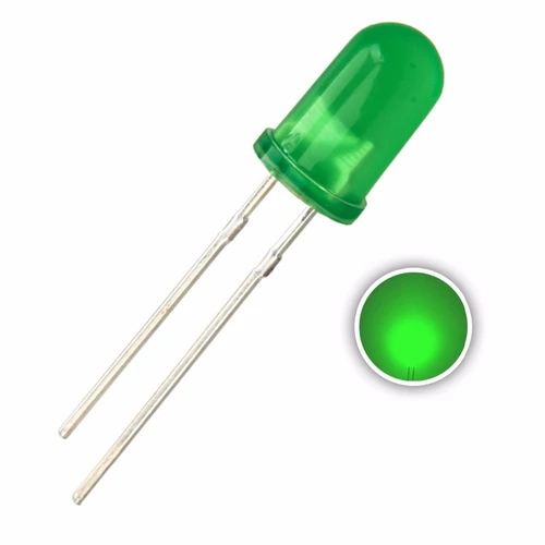 LED 5mm Zöld /10 db