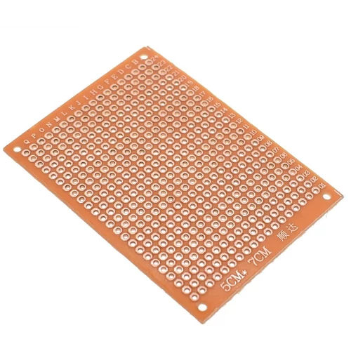 Próba NYÁK, forrszemekkel 5*7 cm