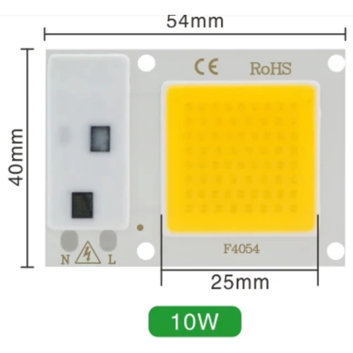 Led COB reflektor 20W /230V hideg fehér