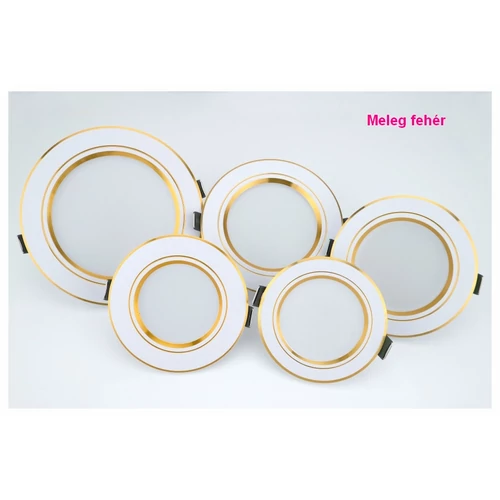 LED beépíthető lámpa Arany 18W/230V MF