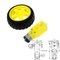TT hajtóműves dc motor + kerék/ 1 set, Arduino, robot car