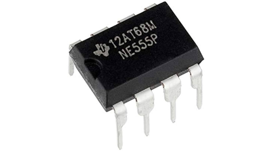 NE555P analóg időzítő IC