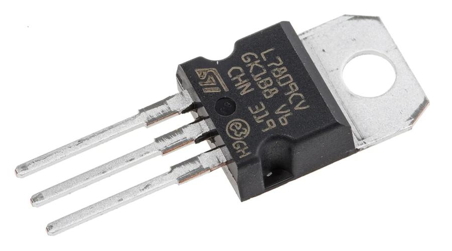 L7809cv 9V - os fezsültségszabályzó IC