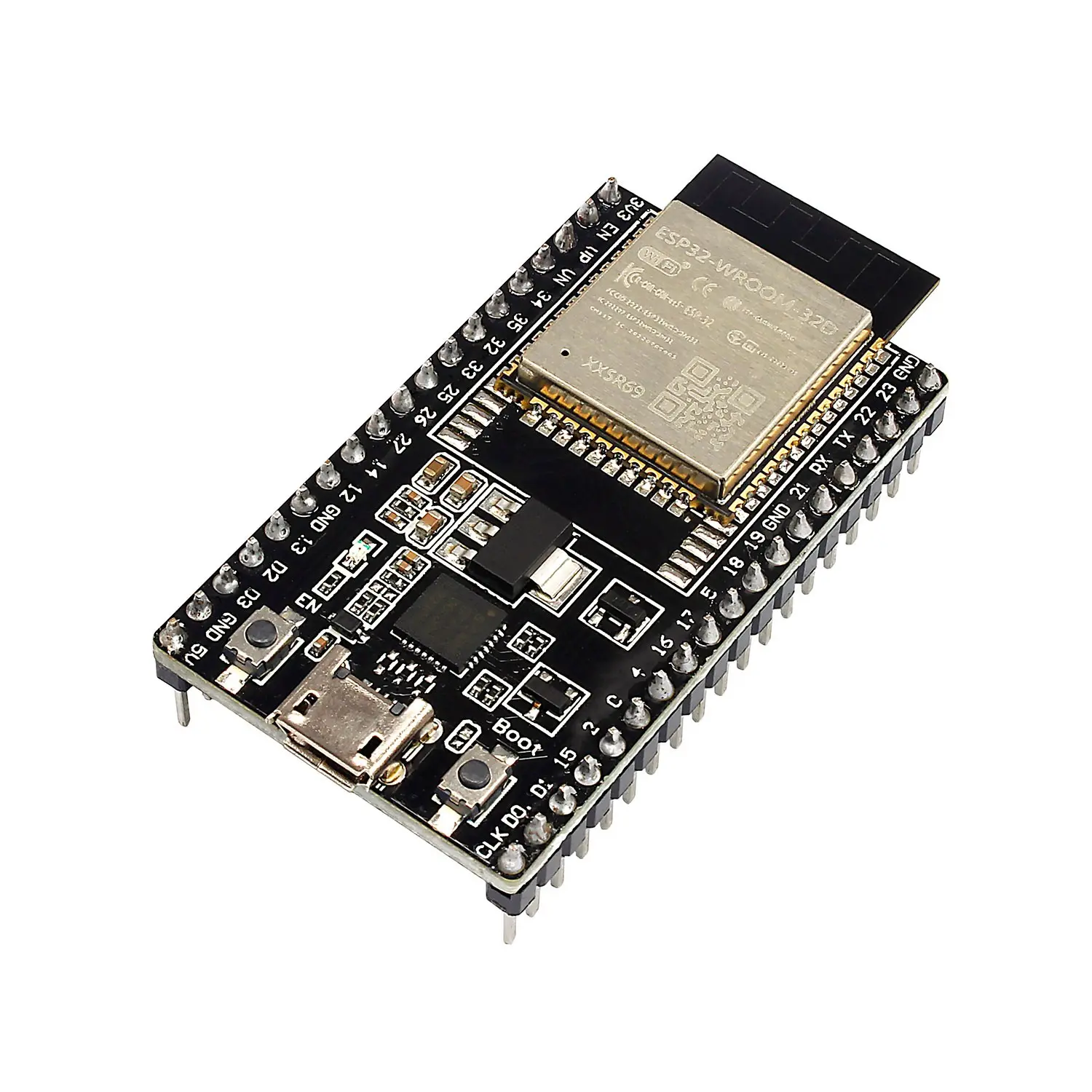 ESP32 WROOM-32D CP2102, micro usb, 38 pin