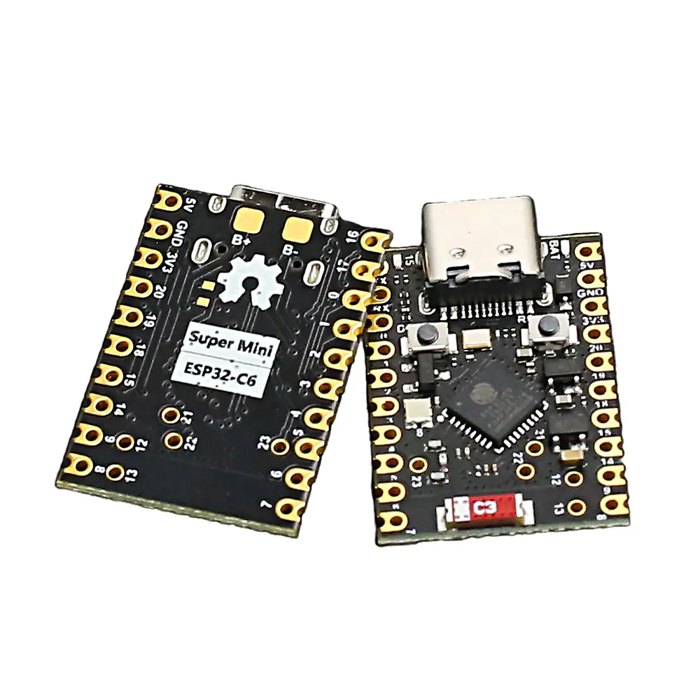 ESP32-C6 Szuper mini, WiFi, BT 5.0, usb-C