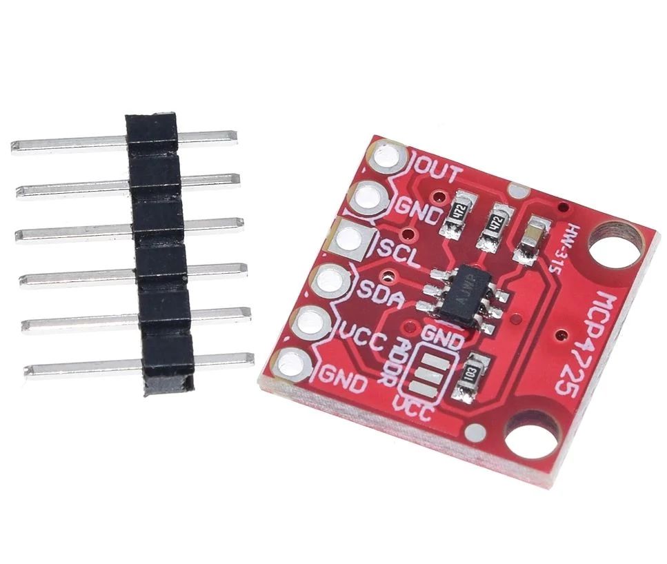MCP4725 12 bites digitális-analóg konverter modul