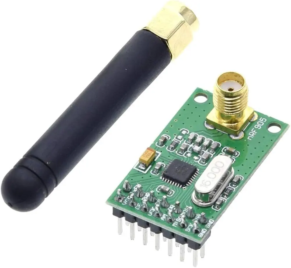NRF905 vezeték nélküli adó-vevő modul, GMSK, 3 sávos, dc 3,3V