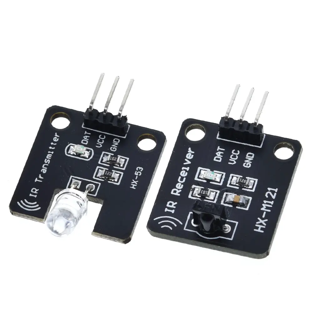 IR Infravörös Adó és Vevő Modul Készlet – 38 kHz, Arduino Kompatibilis