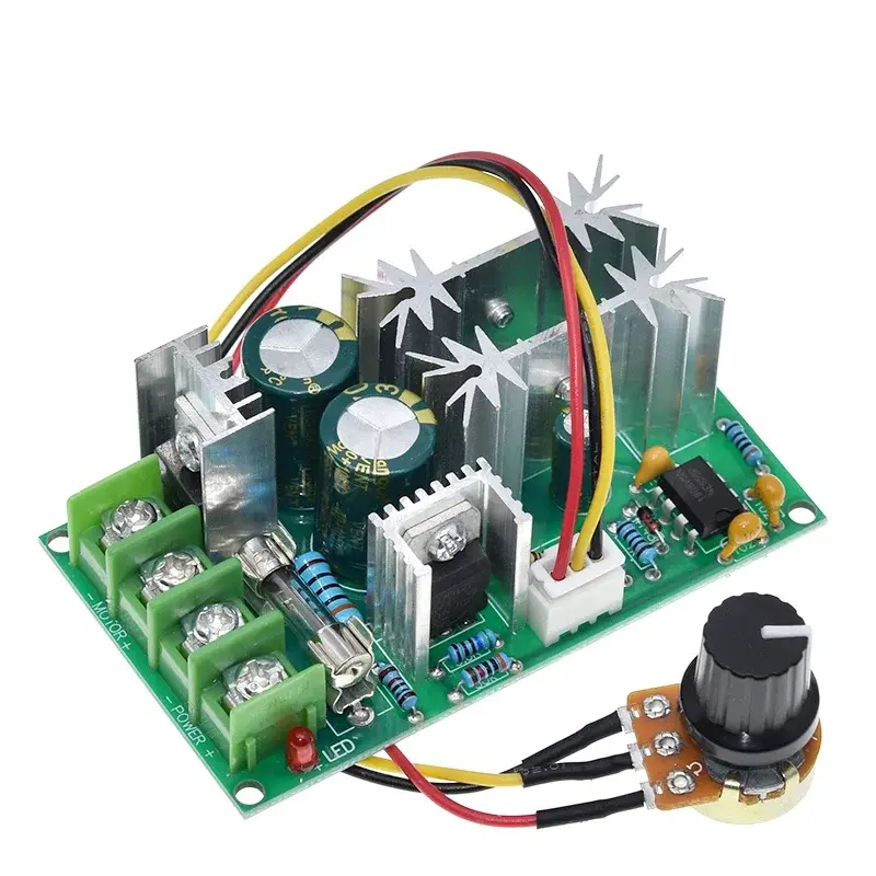 DC Motor vezérlő fordulatszámszabályzó, PWM 20A 1200W