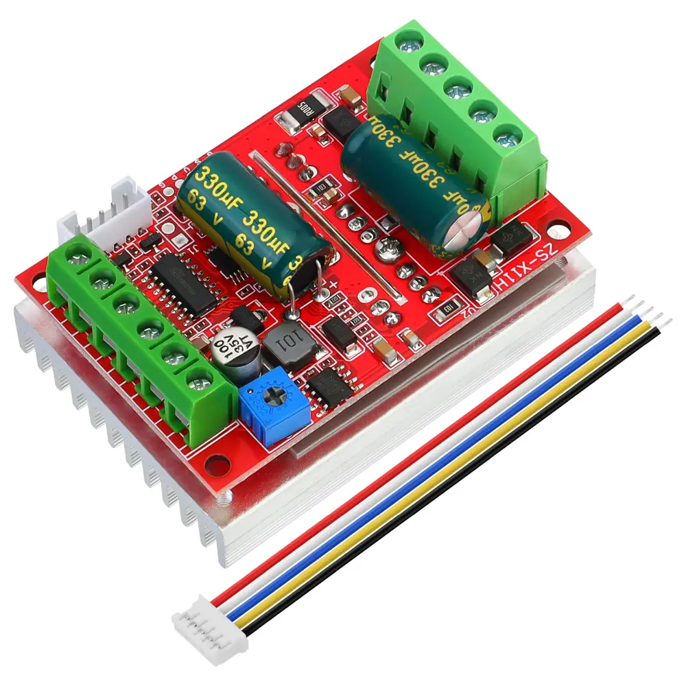 400W Háromfázisú BLDC Motorvezérlő Modul – DC 6–60V, PWM/Hall