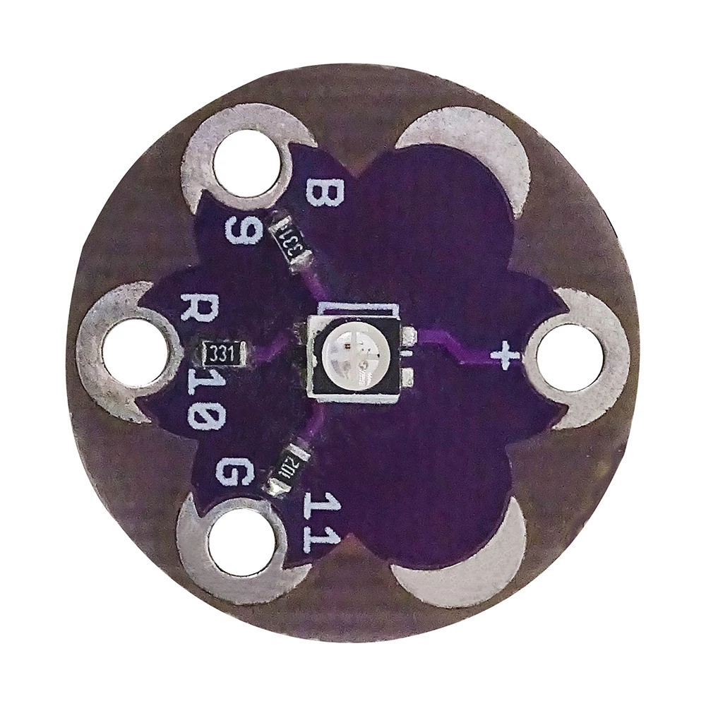 Lilypad RGB led - közös anód(+)