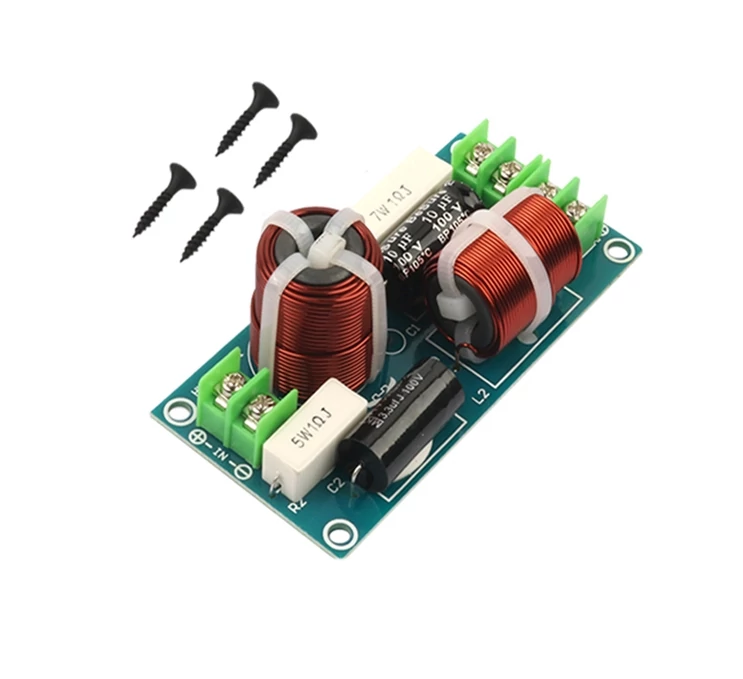 Audio hangváltó 120W, 2 utas, crossover