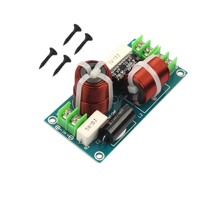 Audio hangváltó 120W, 2 utas, crossover