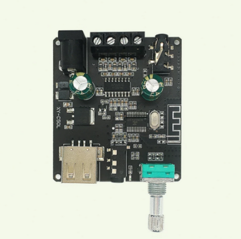 XY-C50L 2x50 W erősítő, BT 5.0 -dobozos