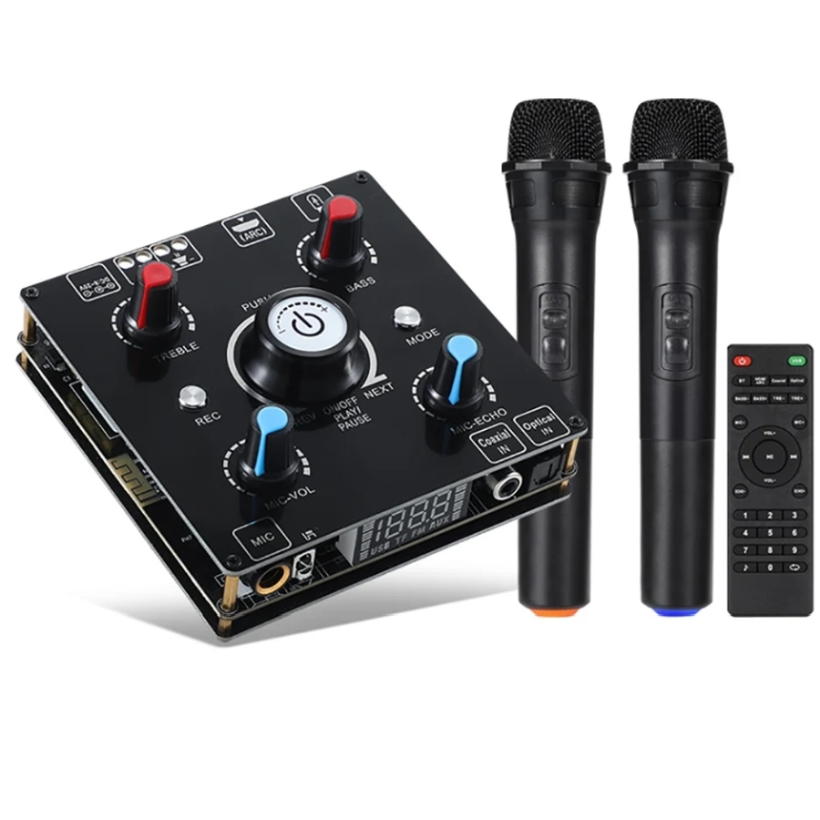 Karaoke erősítő 2*50W Dc24 volt