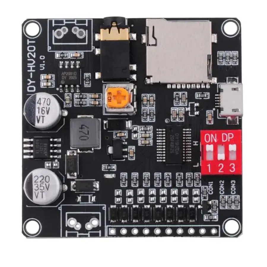 DY-HV20T intelligens hangmodul 20W/UART/SD