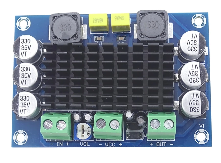 XH-M542 Mono erősítő 100W DC 24 volt (Original IC)