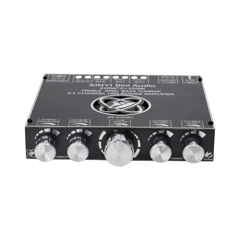 XY-S350H Erősítő 2.1 2*220W + 350W, Bluetooth, DC 36V