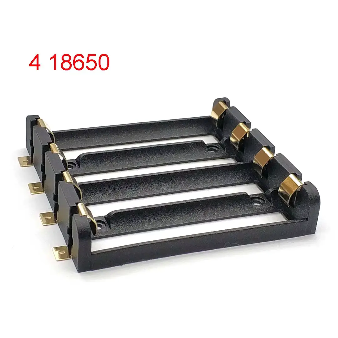 18650 Akku cella tartó 4 db-os SMD felület szerelhető