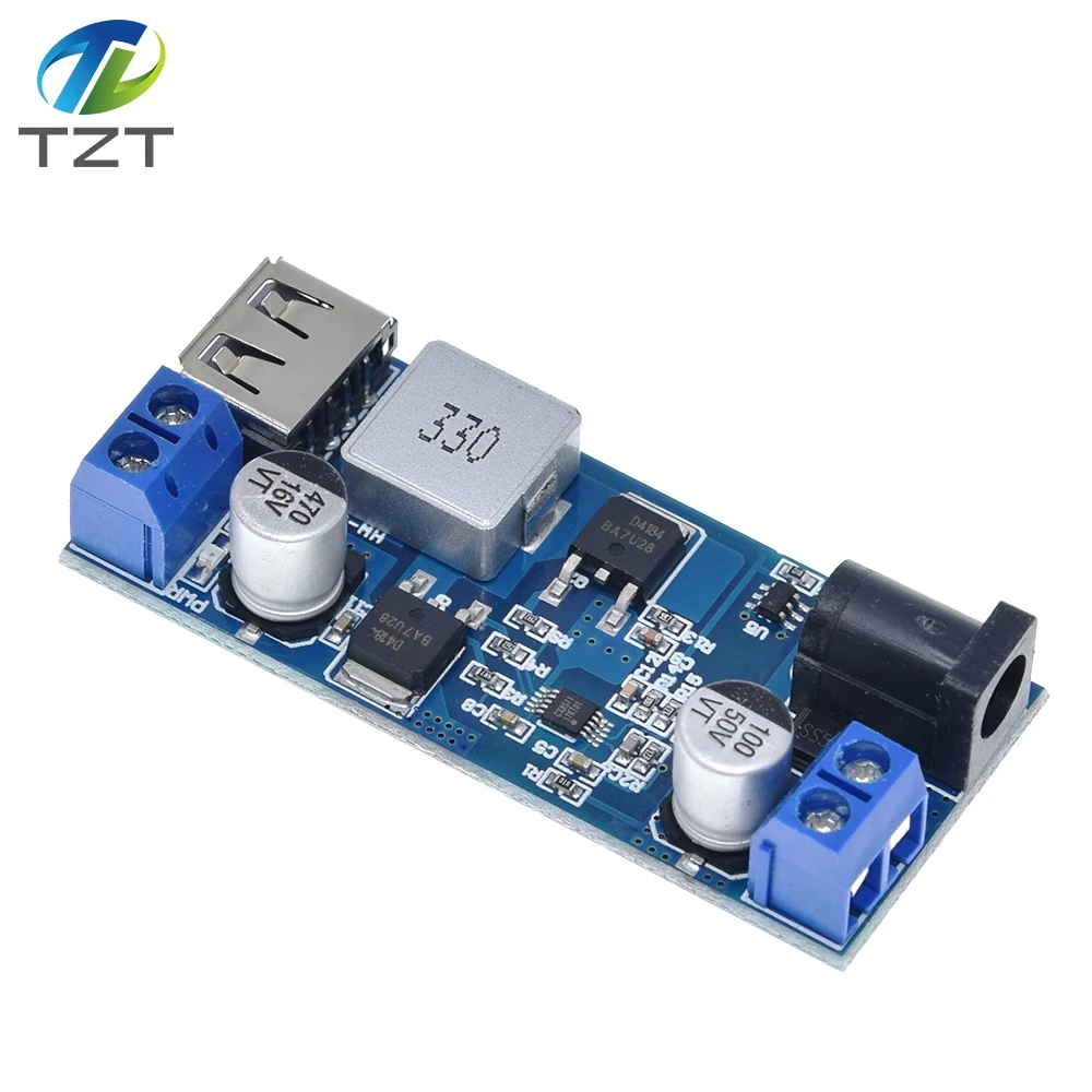 LM2596 Step Down modul, kimenet 5V,5A, bemenet 8-24 V