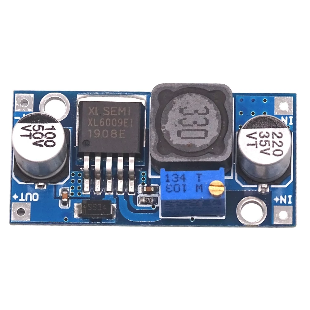 XL6009 dc-dc boost, (fel) konverter