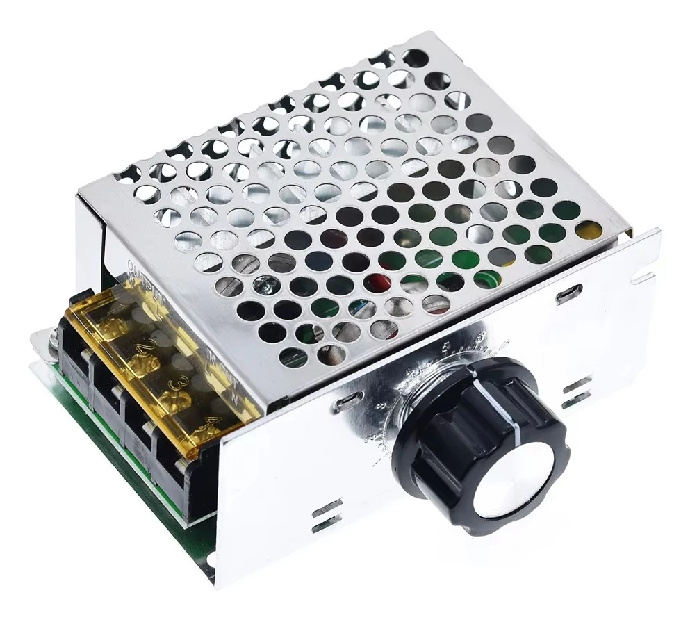 AC 220V 4000W Teljesítmény-, fény-, motor sebesség szabályzó