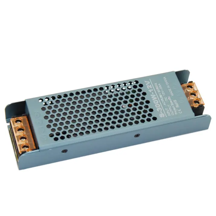 LED tápegység 300W 12V 25A 