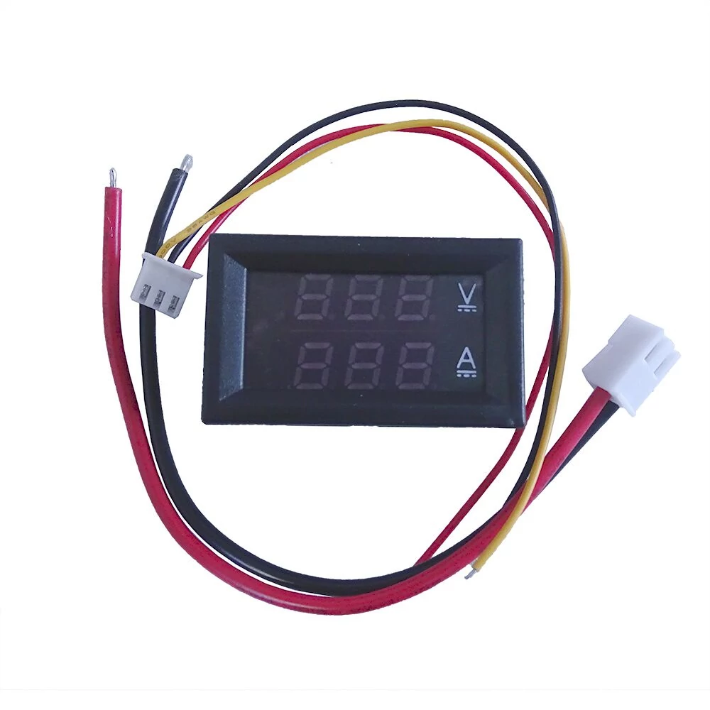 DC Volt - Amper mérő, 0-100V, 0-10A