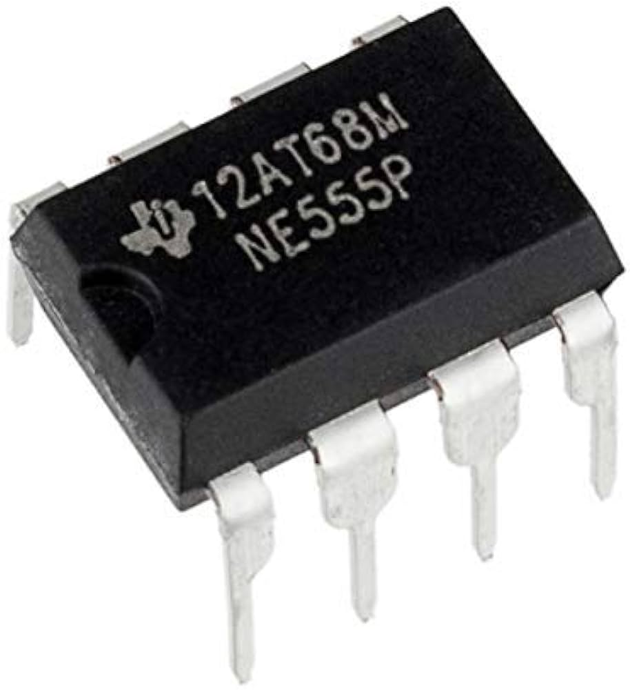 NE555P analóg időzítő IC